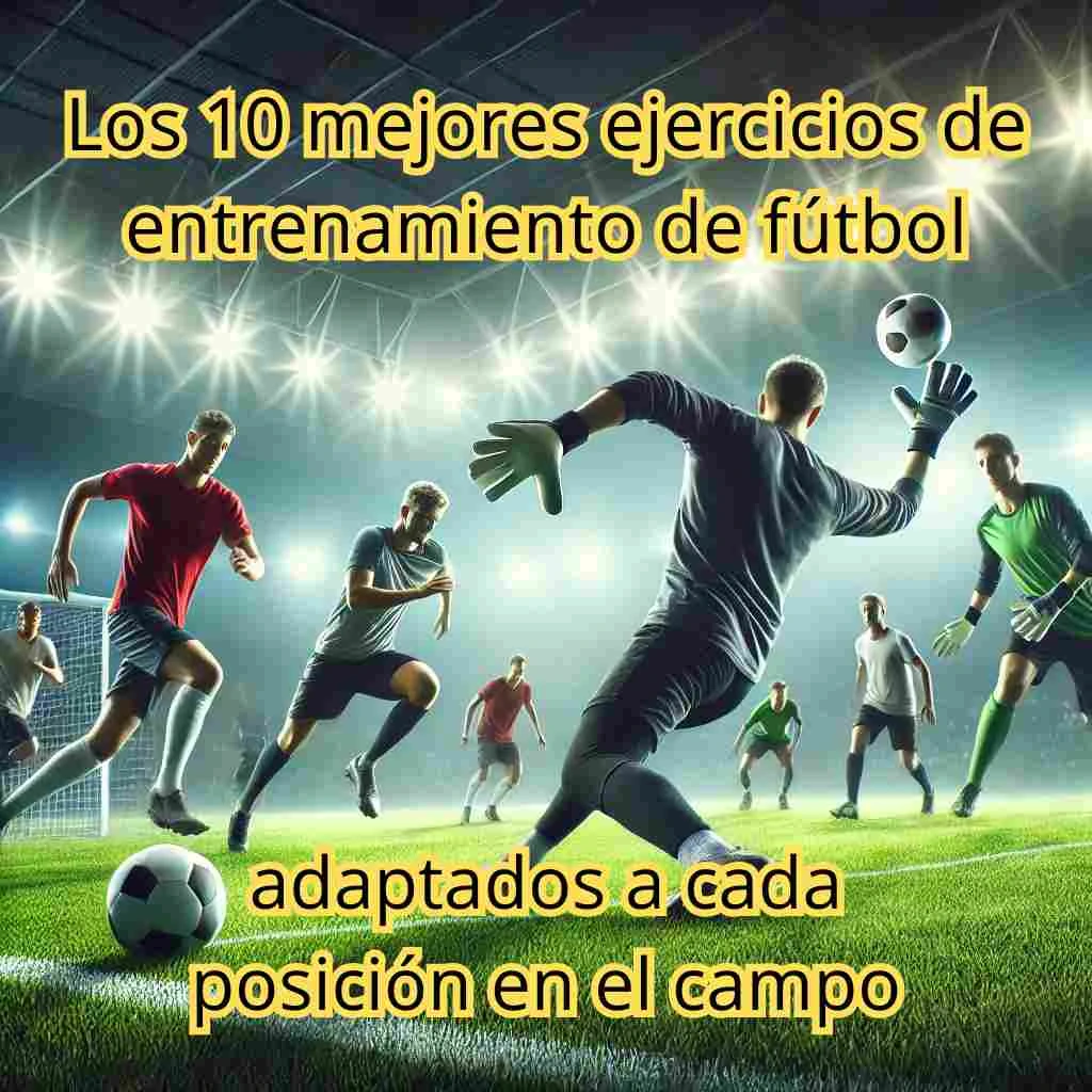 Los 10 mejores ejercicios de entrenamiento de fútbol adaptados a cada posición en el campo