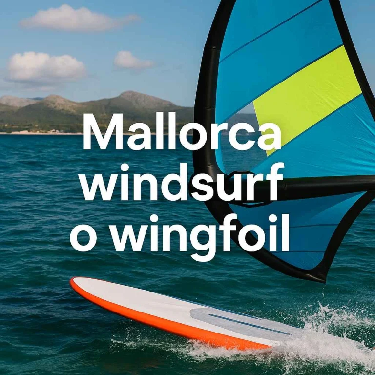 Mallorca windsurf o wingfoil: Consejos para elegir el mejor curso
