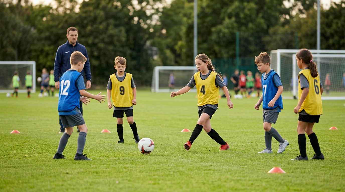 Los mejores 15 ejercicios de pase para niños en fútbol, selecionados.