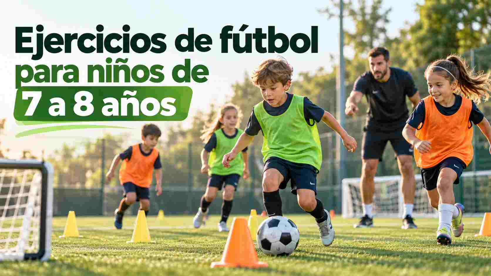 Los mejores Ejercicios de fútbol para niños de 7 a 8 años